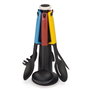 Joseph Joseph Elevate Set de 6 Utensilios con Soporte Giratorio Negro