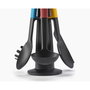 Joseph Joseph Elevate Set de 6 Utensilios con Soporte Giratorio Negro