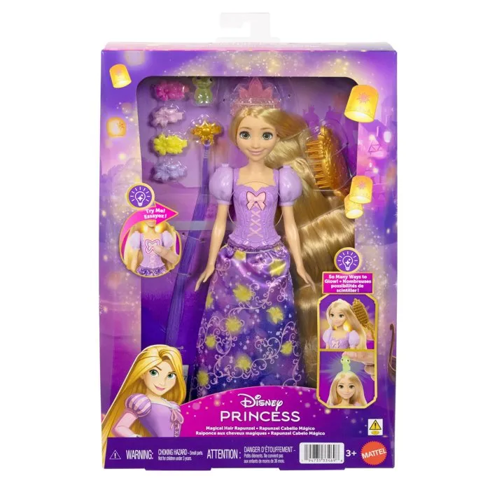 Disney Princesas Rapunzel con Cabello Magico - Princesa Disney - JHL46