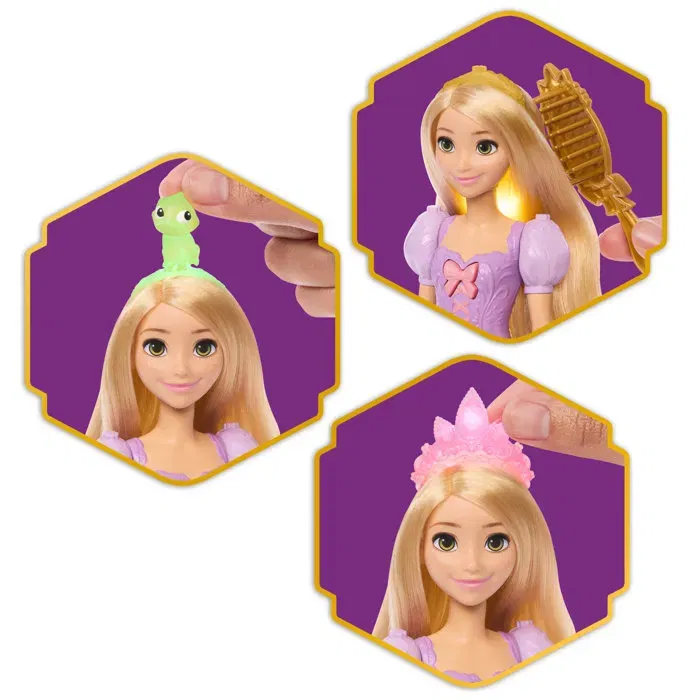 Disney Princesas Rapunzel con Cabello Magico - Princesa Disney - JHL46
