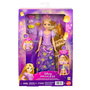 Mattel Disney Princess Muñeca Rapunzel con Melena Mágica JHL46, Cabello Luminoso y Accesorios de Peinado
