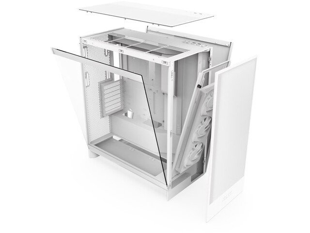 NZXT H7 Flow RGB Midi Tower Blanco