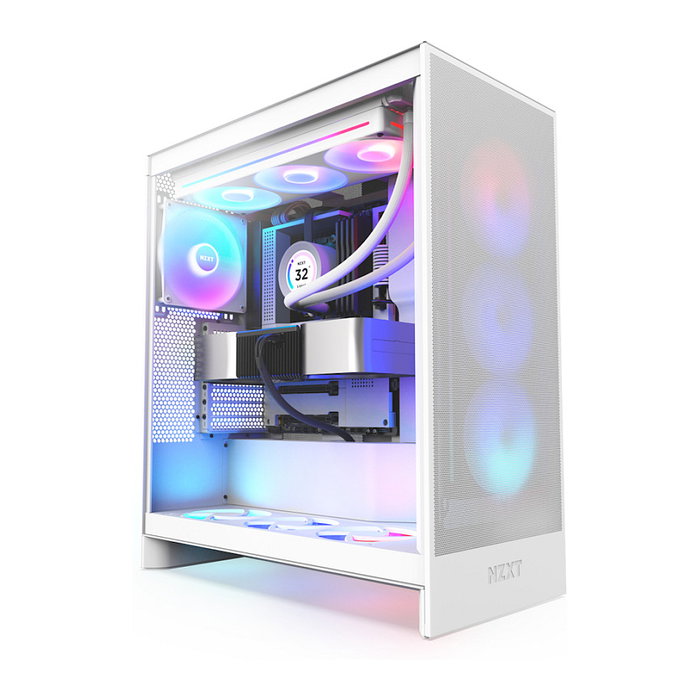 NZXT H7 Flow RGB Midi Tower Blanco