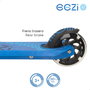 EEZI Patinete de 2 ruedas con luces azul