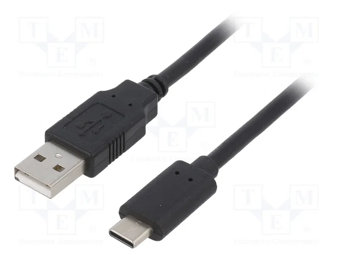 Gembird Cable USB 2.0 de USB-A a USB-C, 1m, Negro