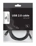 Gembird Cable USB 2.0 Tipo A a Tipo C de 1m - Negro - CCP-USB2 AMCM-1m - Hasta 480 Mbps, Conectores Chapados en Oro para Carga Rápida y Sincronización de Datos