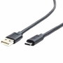 Gembird Cable USB 2.0 de USB-A a USB tipo C, 1m, Negro