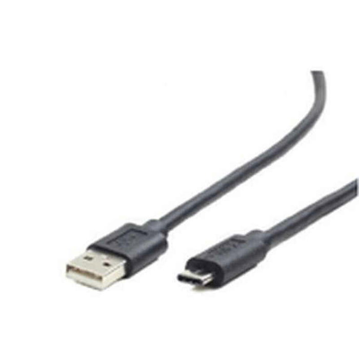 Gembird Cable USB 2.0 de USB-A a USB tipo C, 1m, Negro