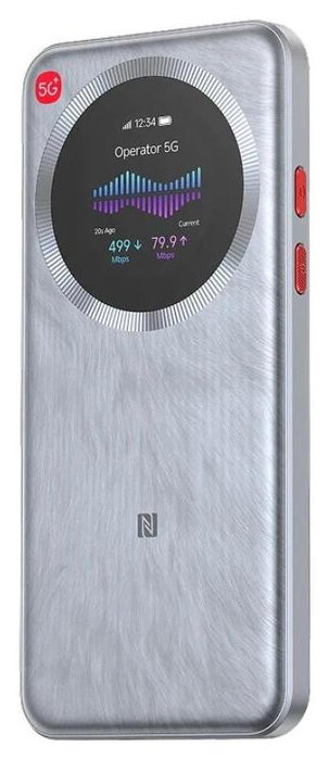 ZTE Router Móvil 5G U30 PRO, Módem 5G, Wi-Fi 6, Batería 5000 mAh, Hasta 12h de Trabajo