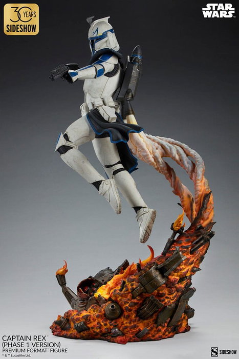 Star Wars Estatua Premium Format Captain Rex (Phase 1 Version) Sideshow Exclusive 68 cm