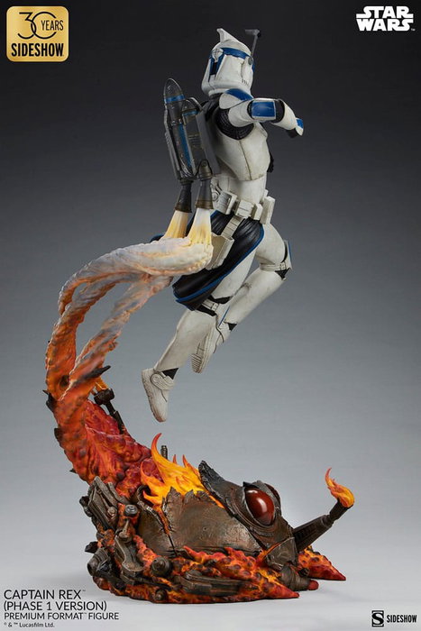 Star Wars Estatua Premium Format Captain Rex (Phase 1 Version) Sideshow Exclusive 68 cm