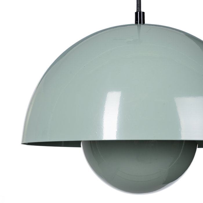 Lámpara Techo Verde Claro Metal 30 X 30 X 22 cm