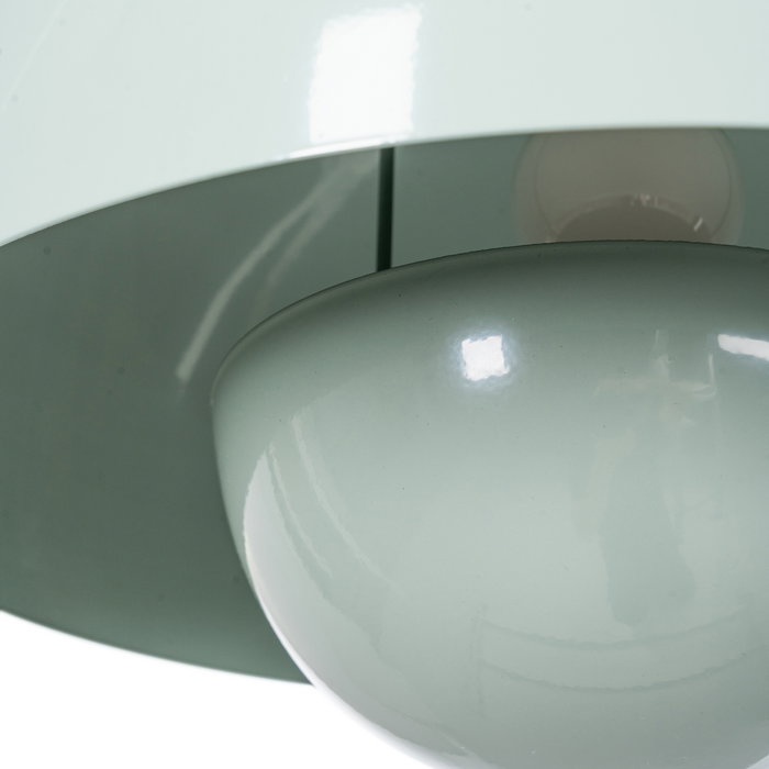 Lámpara Techo Verde Claro Metal 30 X 30 X 22 cm