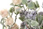 DKD Home Decor Planta de Hortensia en Surtido de PVC y Metal 30x30x78 cm