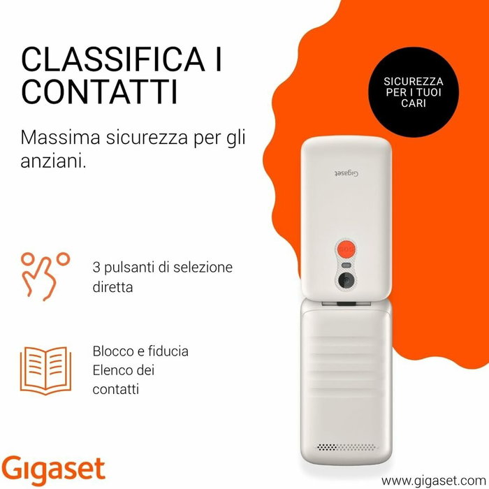 Gigaset GL595 Blanco Pearl White
