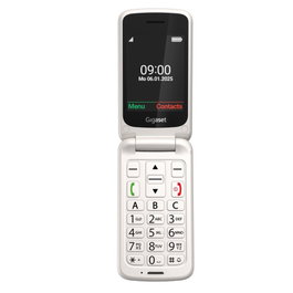 Gigaset GL595 - Teléfono Móvil Senior con Botones Grandes, Pantalla 2.8", Cámara 0.3 MP, Resistente IP44, 800 mAh, Color Blanco Perla - Ref: S30853-H1231-R103