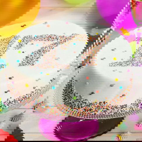 Algon Plantilla para Tarta de Cumpleaños N-3 Pequeña, 20 cm x 13.5 cm (36 Unidades)