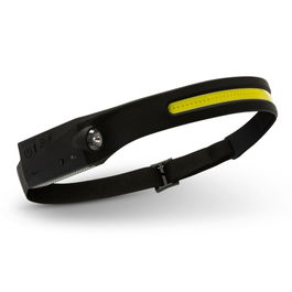 Linterna Frontal LED Recargable y Ajustable Velamp 5 W 350 lm