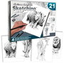 Royal langnickel juego de sketching made easy caja de animales del zoológico