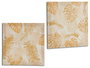 Giftdecor Lienzo 28x28 cm Hoja Natural Surtidos (Set de 36)