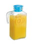 Inde Jarra de Vidrio Transparente con Tapa 1.8 L 26 x 9 x 25.7 cm (12 Unidades)