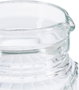Inde Jarra de Vidrio Transparente con Tapa 1.8 L 26 x 9 x 25.7 cm (12 Unidades)