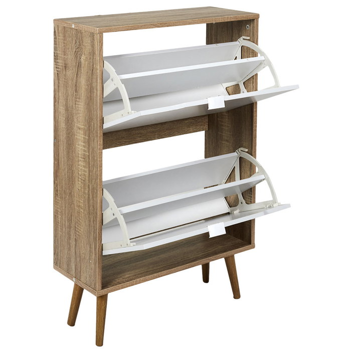 Home Deco Factory Mueble Zapatero 2 Puertas Bicolor Home Deco Factory Mueble Zapatero 2 Puertas Bicolor