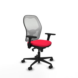 PIQUERAS Y CRESPO Silla de oficina Jorquera Rojo/Blanco