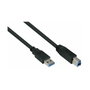 Kabelmeister Cable USB 3.0 Tipo A a Tipo A Negro 1,8m