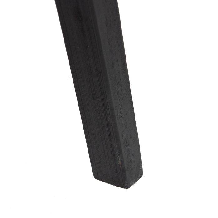 Sillón Natural-Negro Ratán/Madera Salón 58 X 60 X 77 cm