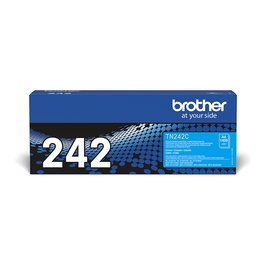 Brother TN-242C Toner Original Cian para hasta 1.400 Páginas, Compatible con HL-3142CW, HL-3152CDW, HL-3172CDW, DCP-9022CDW, MFC-9142CDN