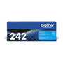 Brother TN-242C Toner Original Cian para hasta 1.400 Páginas, Compatible con HL-3142CW, HL-3152CDW, HL-3172CDW, DCP-9022CDW, MFC-9142CDN