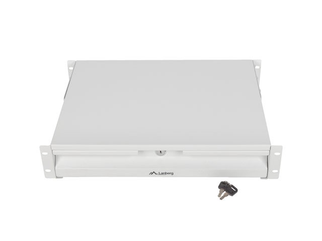 Lanberg AK-2001-S Cajón para rack 2U 19 pol Gris