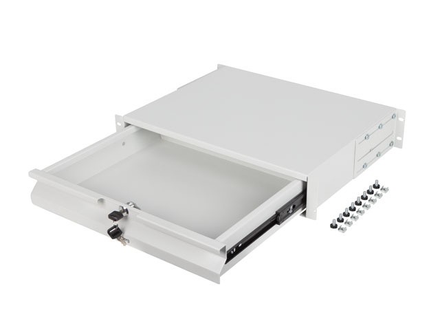 Lanberg AK-2001-S Cajón para rack 2U 19 pol Gris
