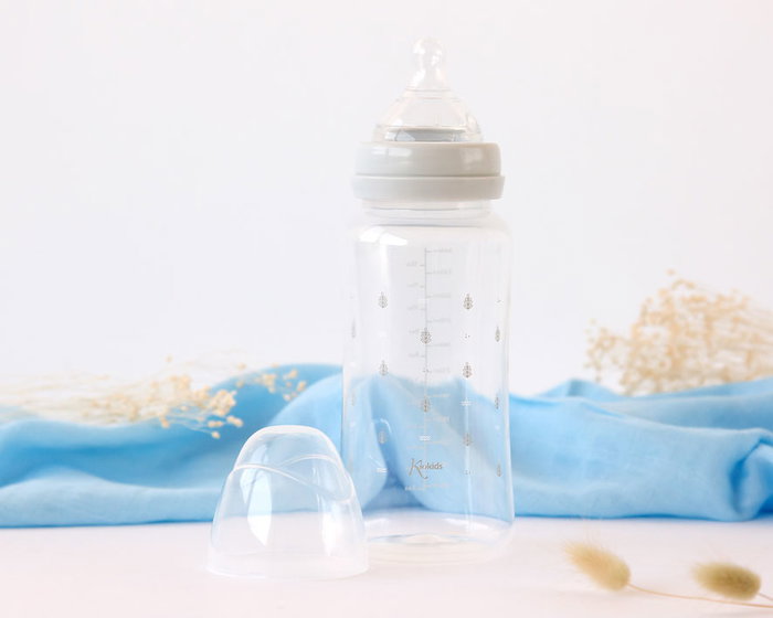 KioKids Biberón Anticólicos 360 mL Gris +6 Meses Petits Moments KioKids Biberón Anticólicos 360 mL Gris +6 Meses Petits Moments