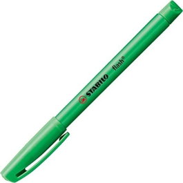 Stabilo Marcador Fluorescente Flash Verde Set de 10