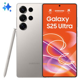 Samsung Galaxy S25 Ultra 5G Smartphone, 6.9" Dynamic AMOLED 2X, 12GB RAM + 1TB, Cámara 200 MP, Android 15, Color Gris Titanio, Dual SIM