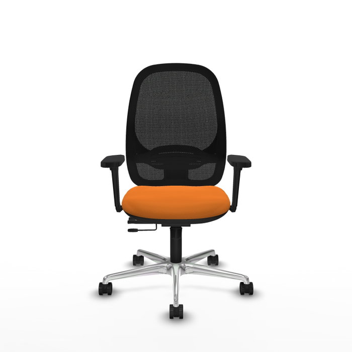 PIQUERAS Y CRESPO Silla de oficina Cilanco Naranja y Negro PIQUERAS Y CRESPO Silla de oficina Cilanco Naranja y Negro
