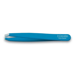 Tres Claveles Pinza Depilar Cangrejo Azul Acero Inoxidable 9 cm