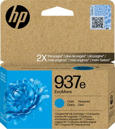 HP 937e Cartucho Cian OfficeJet Pro 9110b, 9120