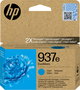 HP Cartucho de Tinta Original EvoMore 937e Cian Alto Rendimiento (XL)
