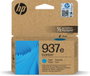 HP Cartucho de Tinta Original EvoMore 937e Cian Alto Rendimiento (XL)