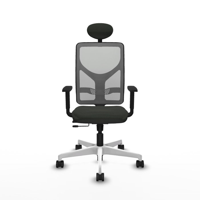 PIQUERAS Y CRESPO Silla de oficina Motilla con mecanismo Sincro/Traslack, Tela Negra y Malla Gris PIQUERAS Y CRESPO Silla de oficina Motilla con mecanismo Sincro/Traslack, Tela Negra y Malla Gris