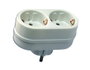 Simon Adaptador doble frontal schuko 2p+t 16a 250v~, blanco