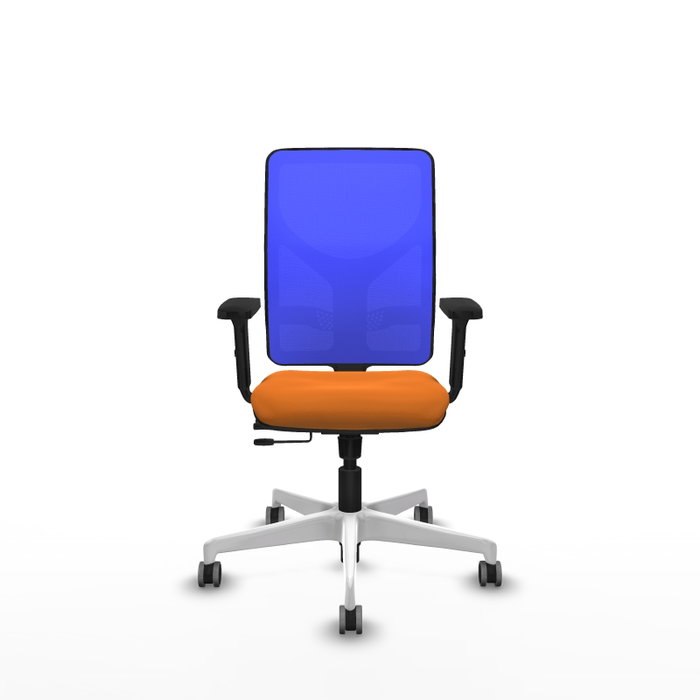 PIQUERAS Y CRESPO Silla de oficina Motilla con mecanismo Sincro/Traslack, Azul y Naranja PIQUERAS Y CRESPO Silla de oficina Motilla con mecanismo Sincro/Traslack, Azul y Naranja