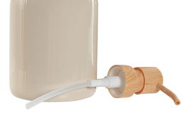 DKD Home Decor Dosificador Crema 9 x 17 x 9 cm (4 Unidades) Dolomite Abs