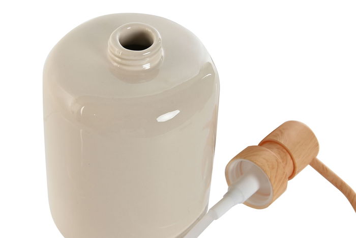 DKD Home Decor Dosificador Crema 9 x 17 x 9 cm (4 Unidades) Dolomite Abs