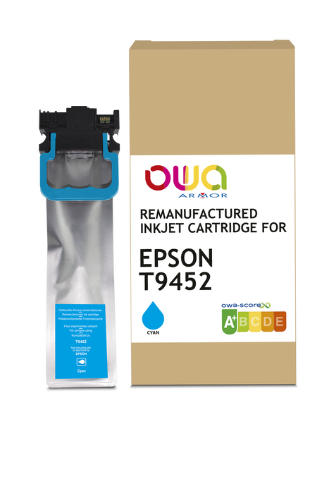 Armor Tinta Compatible Cyan Cartucho T9452 XL para Impresoras Canon Serie WFC5xxx Armor Tinta Compatible Cyan Cartucho T9452 XL para Impresoras Canon Serie WFC5xxx