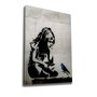 Wallity Lienzo Decorativo Enmarcado WY49 Banksy 50x70 cm