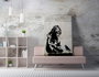 Wallity Lienzo Decorativo Enmarcado WY49 Banksy 50x70 cm